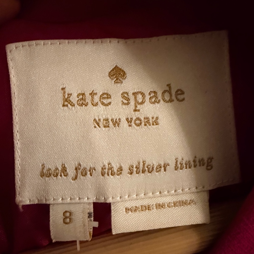 Kate Spade Pink Garment Tag - Picture 2 of 3